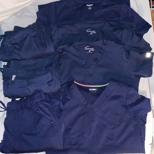 Navy scrubs